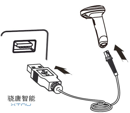 条码扫描枪USB接口图