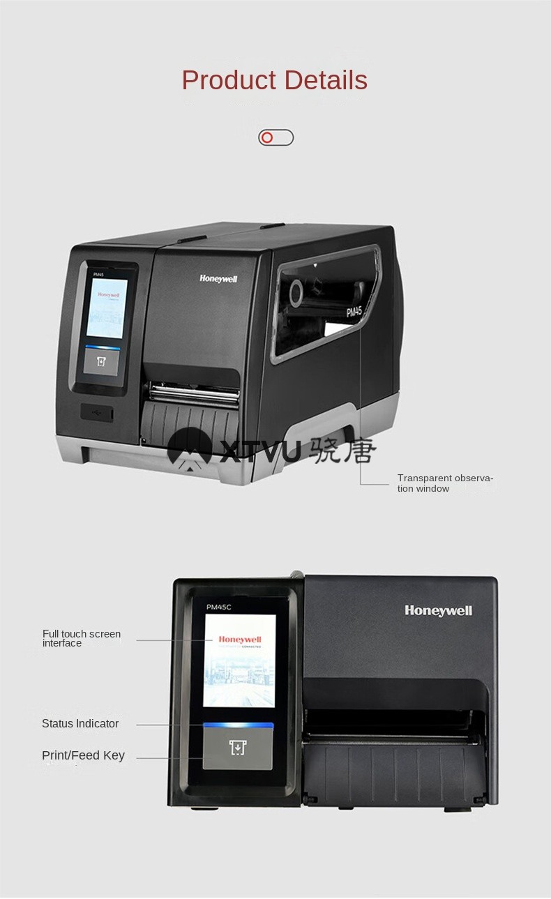 Honeywell Industrial Label Printer PM45 600dpi 350mm/s Intelligent Manufacturing & Storage
